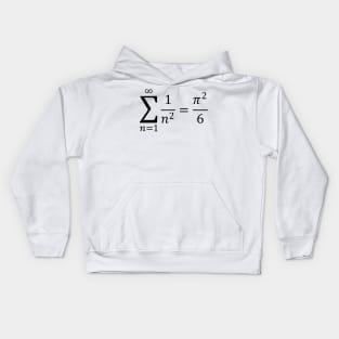 Sum Of Inverse Squared Numbers - Math And Algebra Basics Kids Hoodie